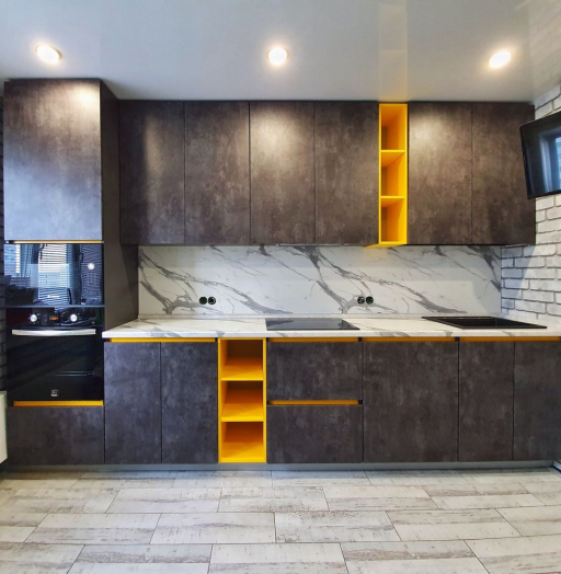 Встроенная кухня-Кухня МДФ в ПВХ «Модель 536»-фото9